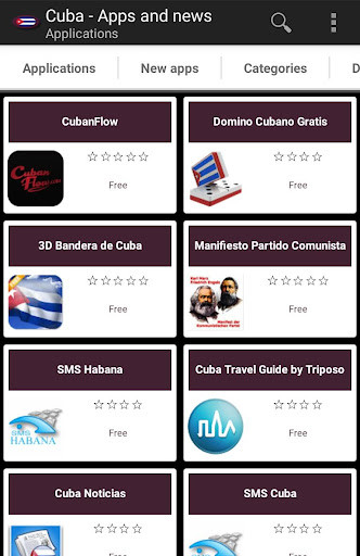 Android application Cubam apps and games screenshort