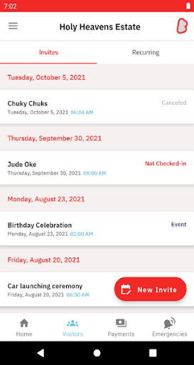 Android application Baya Resident screenshort