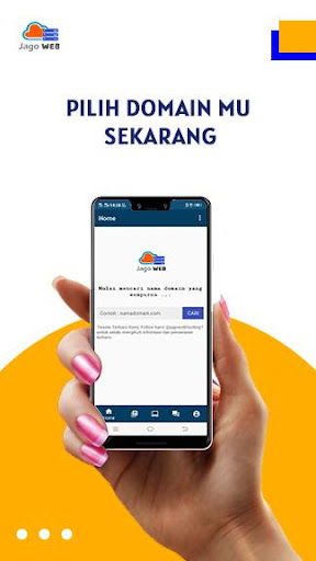 Android application Jagoweb - Hosting Domain Murah screenshort
