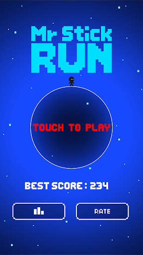 Android application Mr Stick Run screenshort
