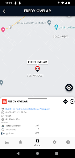 Geotrack GPS Screen 3