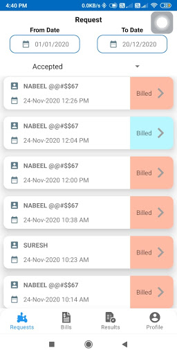 Phlebo App Screen 3