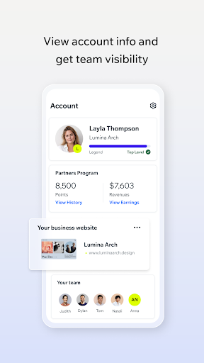 Screenshot of Wix Studio