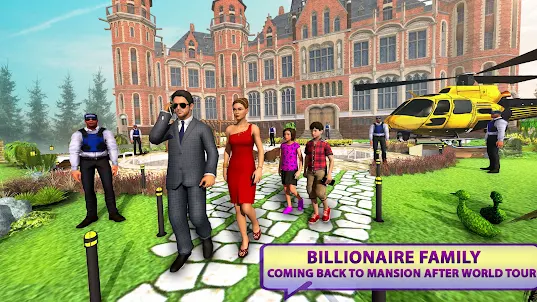 Pai bilionário Vida de luxo Jogos em família reais
