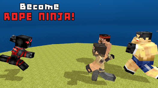 Dead Rope Ninja: Blocky City  screenshots 1