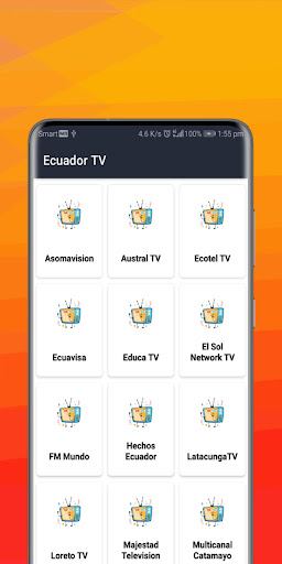 Android application Ecuador TV Online screenshort