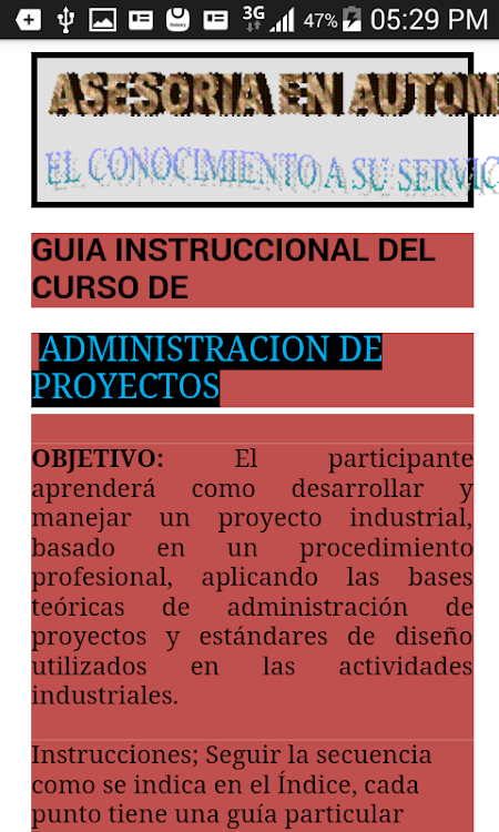 Proyectos Industriales - 1.0 - (Android)