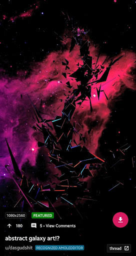AmoledBackgrounds for reddit Screen 3