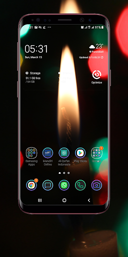Candle Light Wallpaper Screen 3