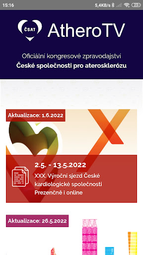 Android application Athero TV screenshort