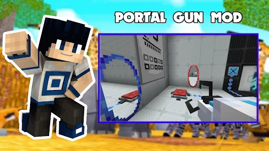 Portal Gun Mod for Minecraft