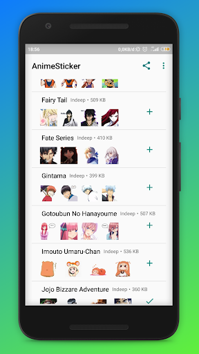 Cute Anime wastickers Screen 3