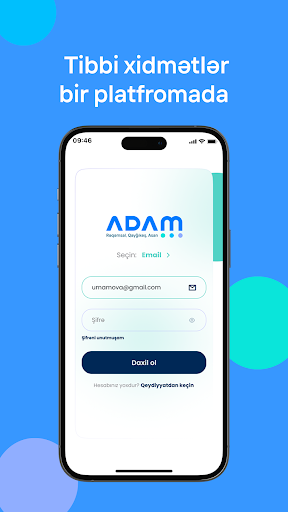 Android application Adam screenshort