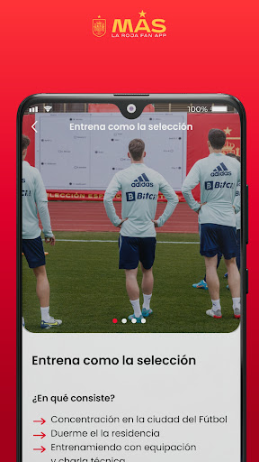 Android application MAS La Roja Fan App screenshort