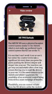 M5 TWS Earbuds Guide