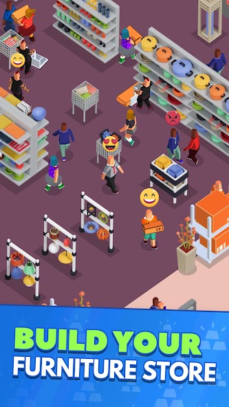 Furniture Store Tycoon - Deco 1.0.94 APK + Мод (Unlimited money) за Android