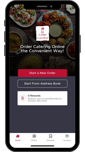 Android application CaterCurator screenshort
