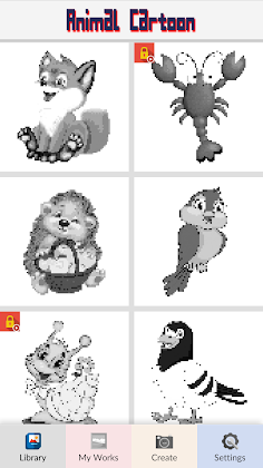 Animal Cartoon - Pixel Art - Screenshot 3