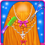 Braided Hairstyles Girls Games icon