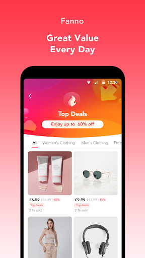 Fanno - Shopping App screen 2