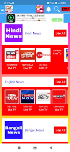 Live TV News - Hindi TV Live 6.8 APK + Mod (Free purchase) for Android