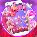Cover Image of ダウンロード Flower Butterfly LauncherTheme 4.3 APK