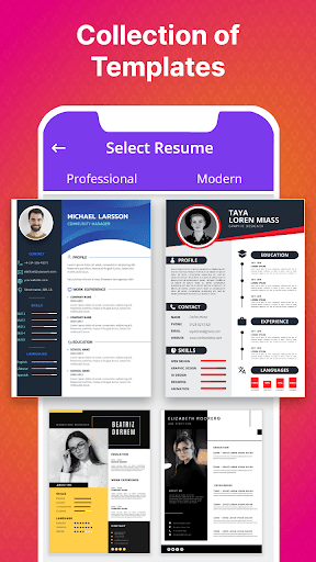 Resume Maker Professional PDF Screen 3