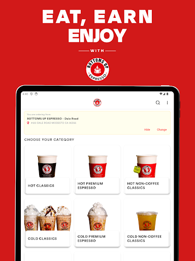 Screenshot of BOTTOMS UP ESPRESSO
