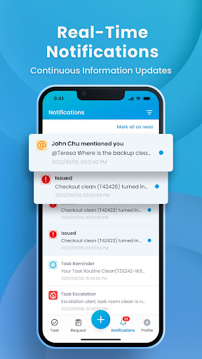 Aiello TMS Staff App Screen 3