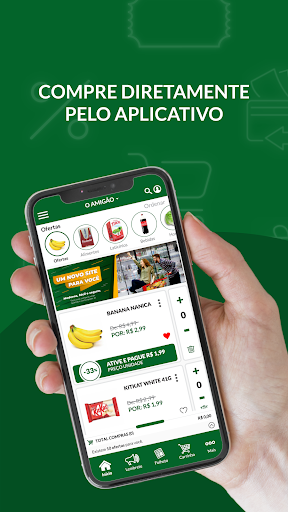 Android application Supermercado O Amigão screenshort