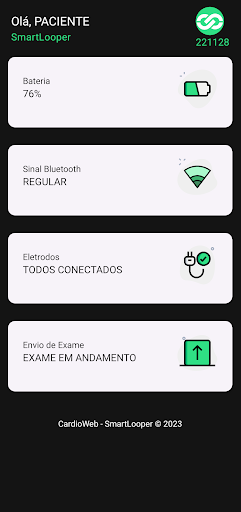 Smart Looper CardioWEB Screen 2