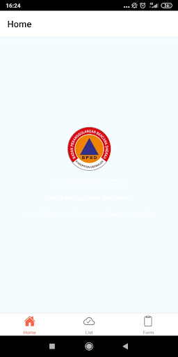 Android application Lapor Bencana Grobogan screenshort