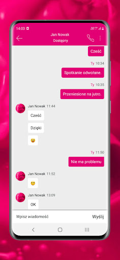 Android application Komunikator T-Mobile screenshort
