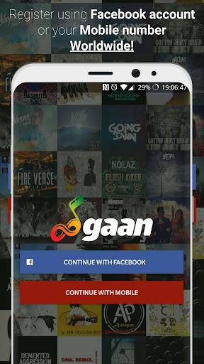 Android application GAAN: Bangla Music Streaming screenshort