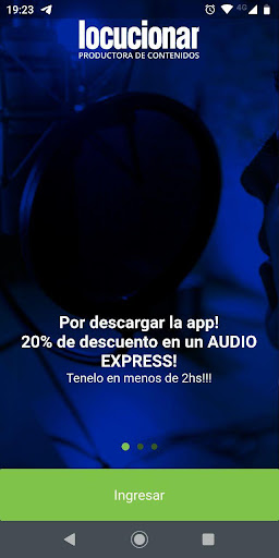 Android application LocucionAR screenshort