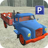Construction Truck Parking 3D icon