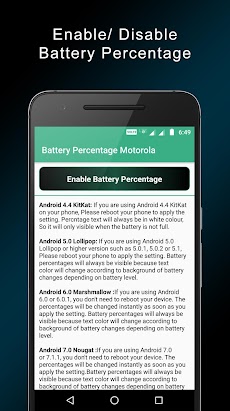 Battery Percentage Motorolaのおすすめ画像1