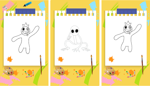 Rainbow Friends Coloring Book APK for Android Download