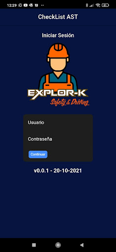 Android application Checklist Ast screenshort