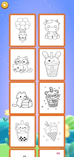Coloring Cute Glitter - Screenshot 2