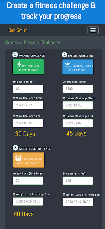 Fitness Challenge Tracker - 1.0 - (Android)
