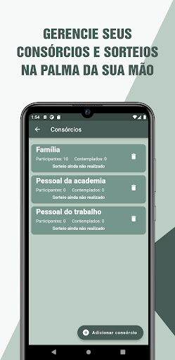 Consórcios e Sorteios - geCon Screen 2