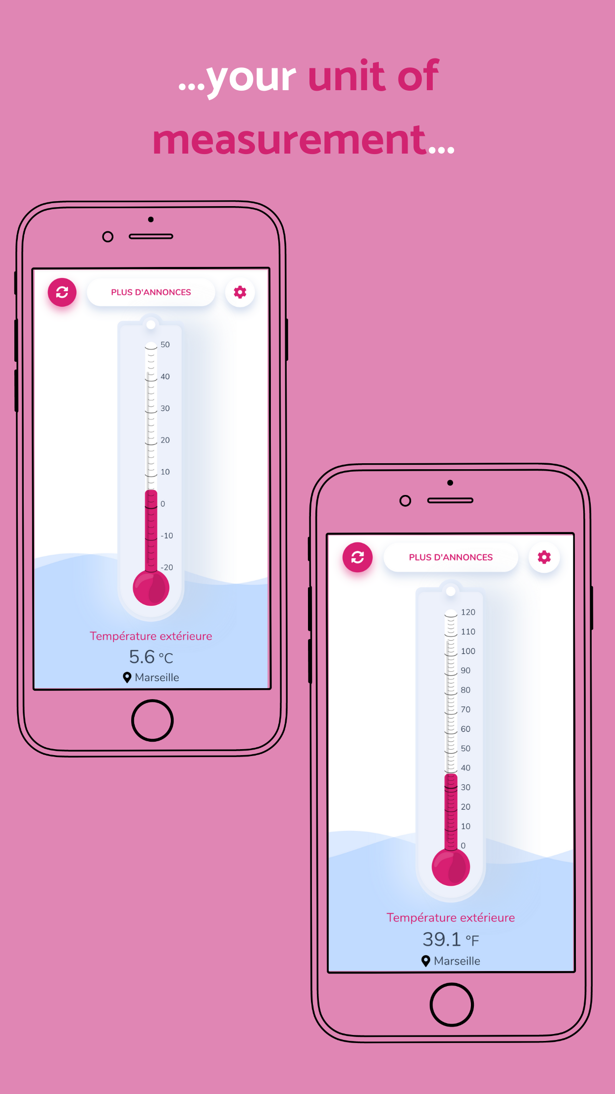 Android application Thermometer screenshort