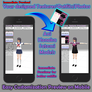 Aoi & Satomi Texture Previewer 2.1 APK + Mod (Unlimited money) for Android