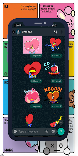 Android application Tata Animated WASticker screenshort