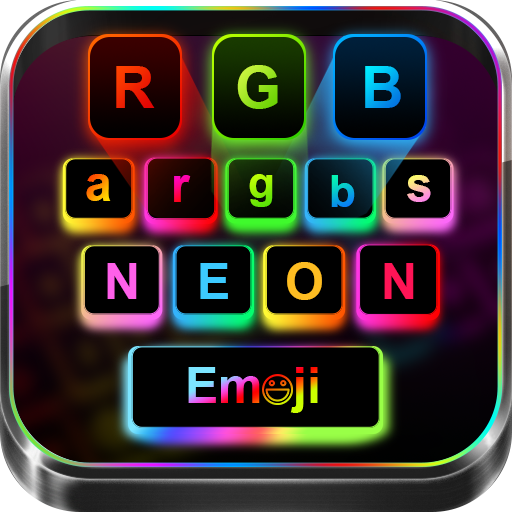 Neon Led Keyboard: BrightKey - AppWisp.com