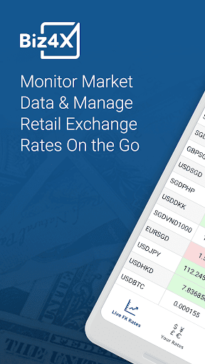 Android application Biz4x - Currency Exchange screenshort