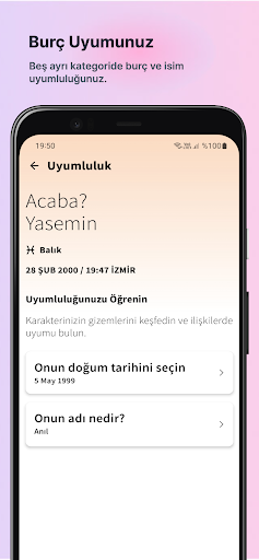 Calypso - Yüz Falı, Astroloji Screen 3