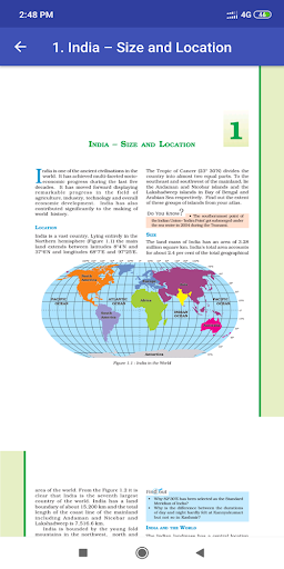 Class 9 Geography NCERT Book i Screen 3