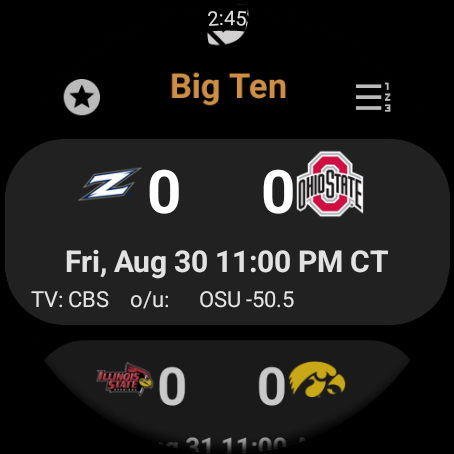 Premium College Football Score screenshot 8